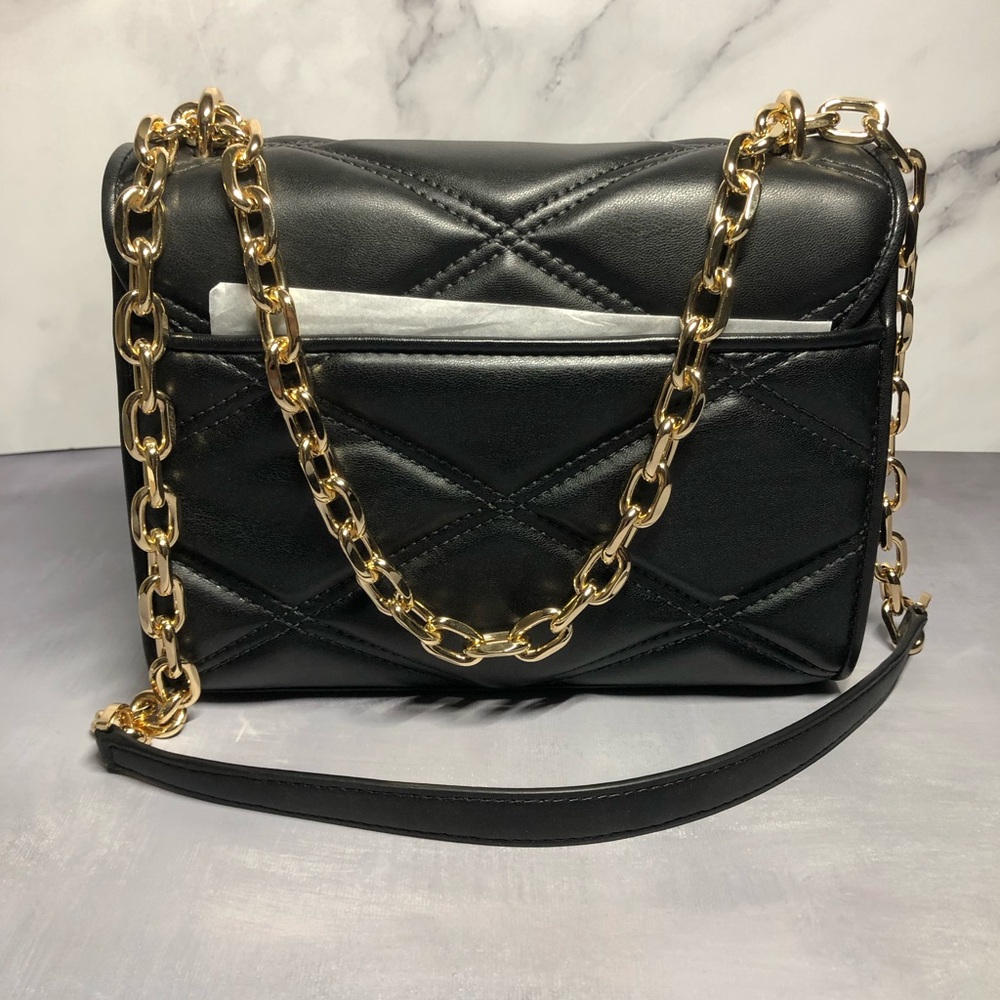 Michael Kors Serena Small Quilted Faux Leather Crossbody Bag - Picture 5 of 7